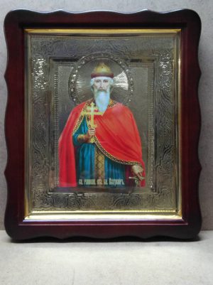 Икона святого Владимира Великого 35х30см
