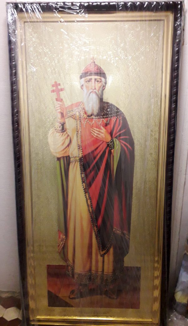 Икона князь Владимир святой - креститель 180х85см