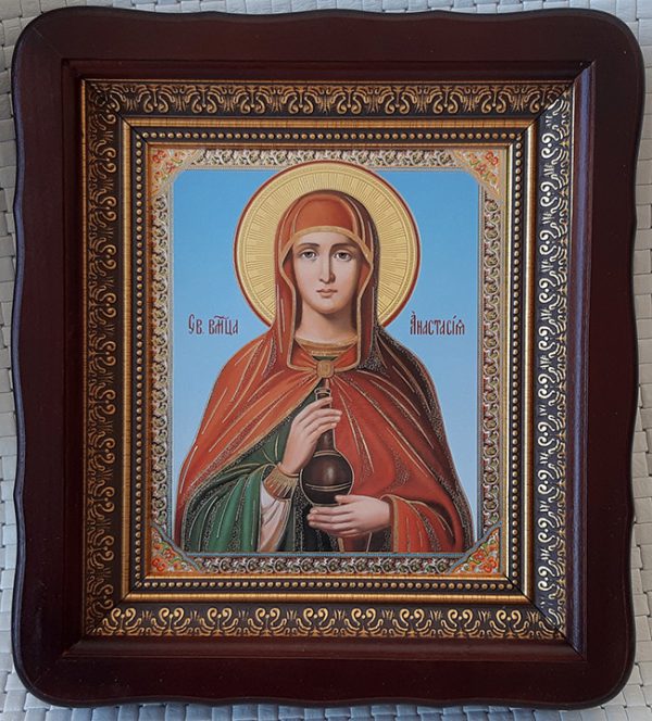Икона Святая Анастасия для дома 23*26cm