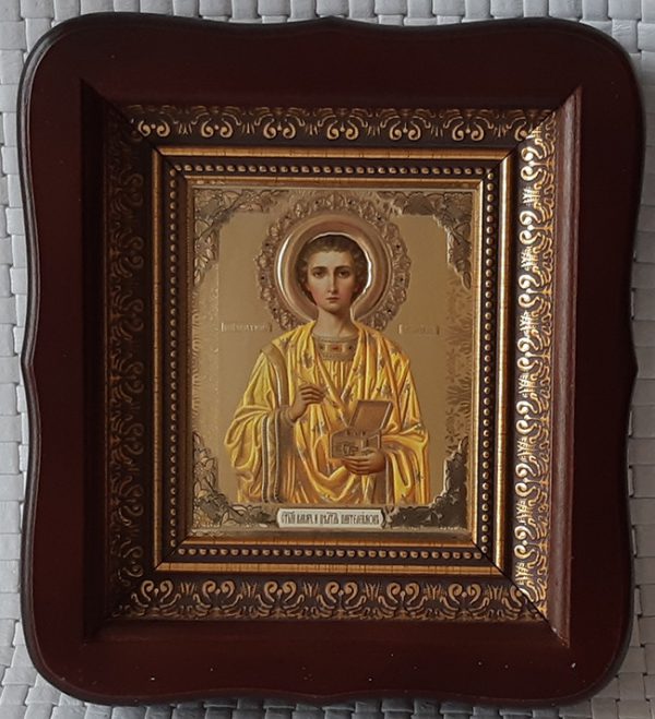 Икона Святого великомученика и целителя Пантелеймона 23*26см