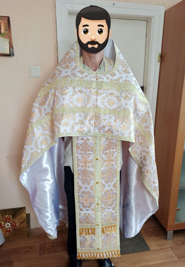 Облачение православного священника с вышивкой р.52