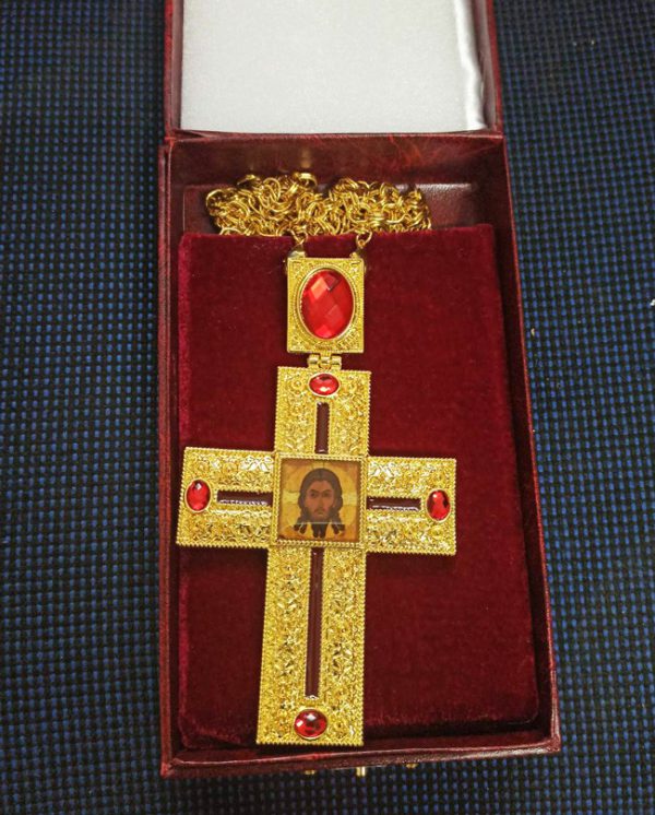Крест Протоиерейский средний с золочением