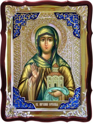 Икона в ризе - Святая мученица Ангелина Сербская в православном магазине