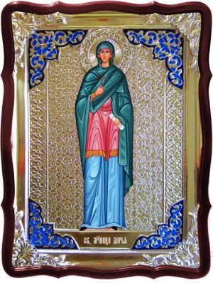 Икона в ризе - Святая мученица Дарья Римская рост в православном магазине