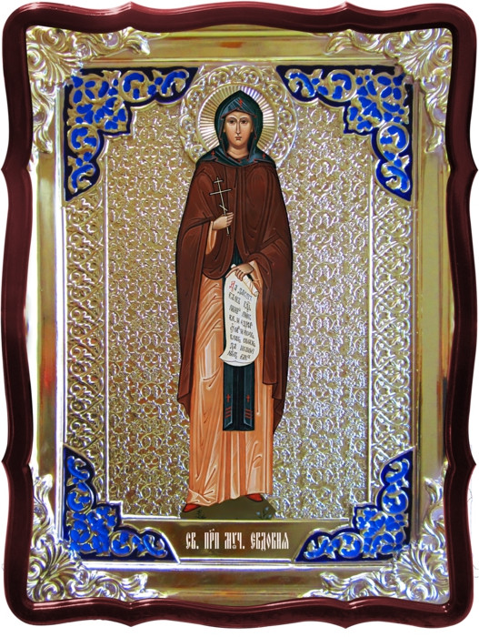 Икона в ризе - Святая мученица Евдокия в магазине церковной утвари