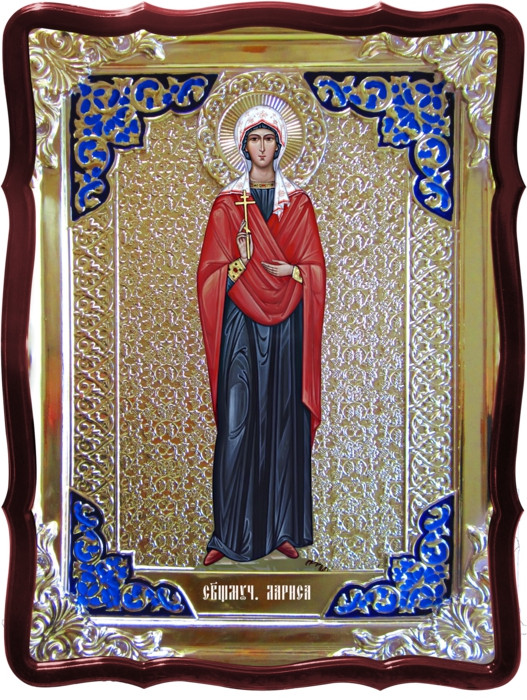Икона в ризе - Святая мученица Лариса 80х60см в православном интернет магазине