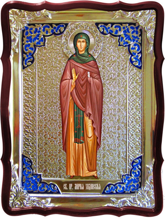 Икона в ризе - Святая мученица Мария хиданская в православном интернет магазине