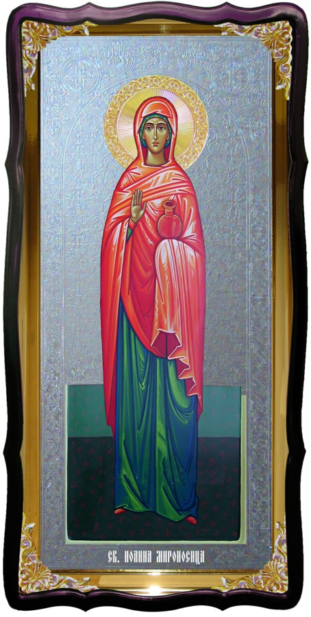 Икона храмовая под серебро Святая Иоанна в православном интернет магазине