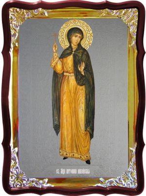 Икона под серебро Святая Антонина ростовая в православном магазине
