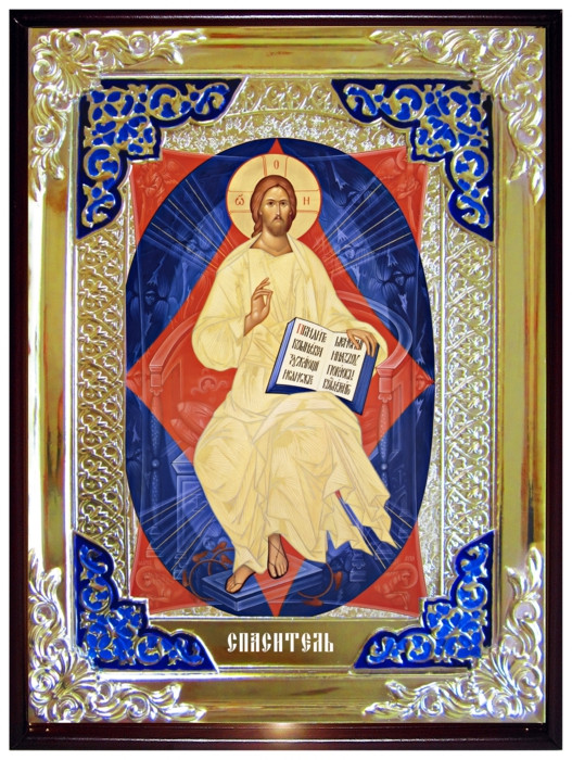 Старинная икона Иисуса Христа - Спас в силах