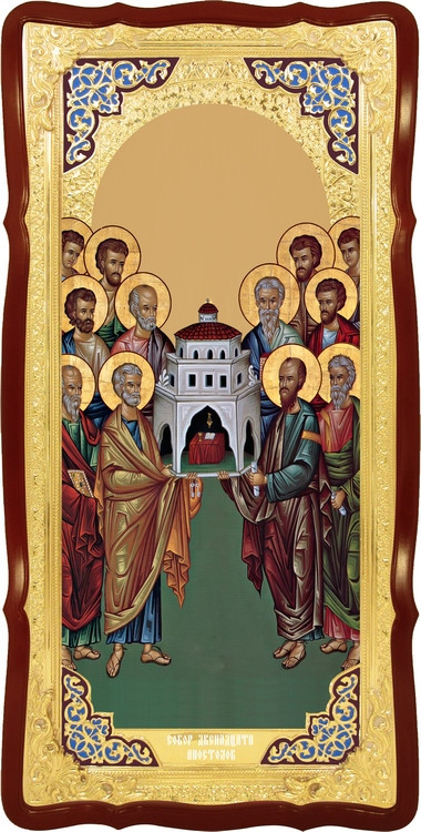 Икона для православного храма Собор 12 апостолов