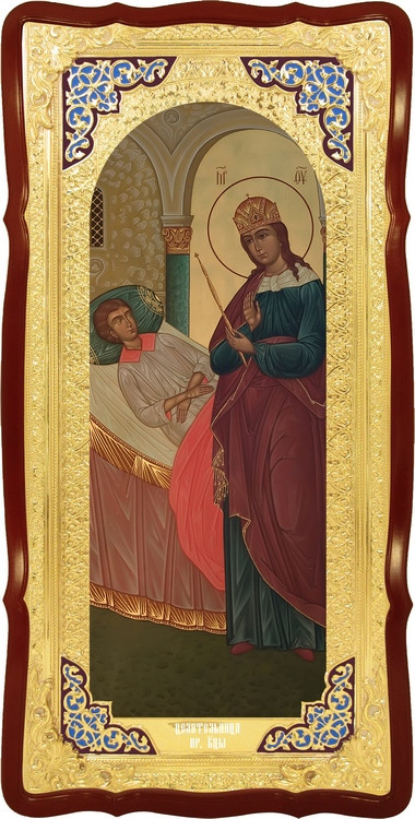 Православная икона на заказ Целительница Пресвятой Богородицы