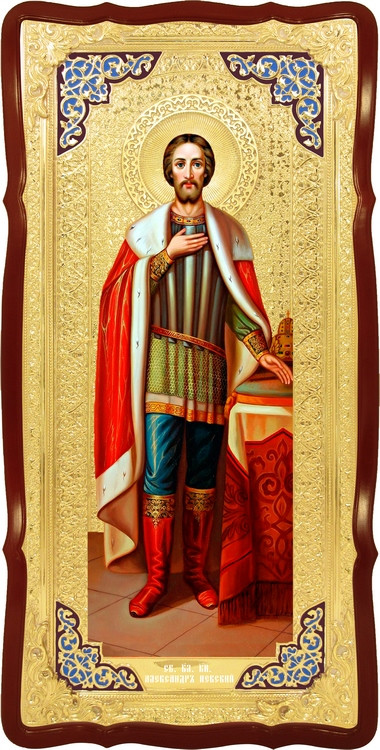 Ростовая икона Святой Александр Невский