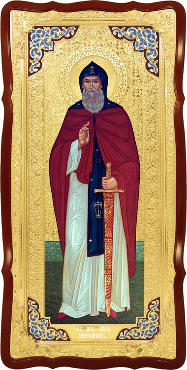Большая храмовая икона Святой Илья Муромец