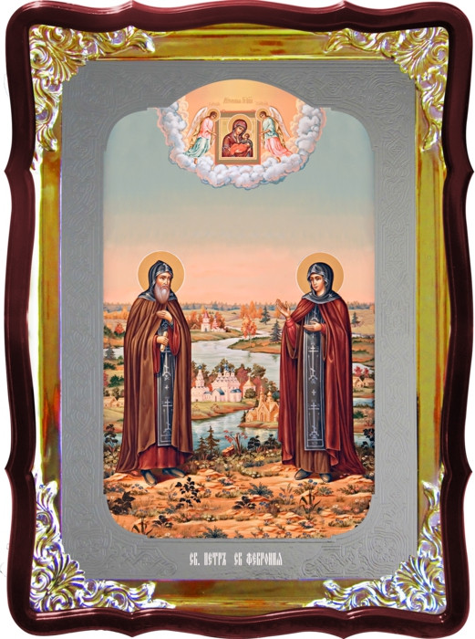 Икона Петр и Феврония для дома или храма