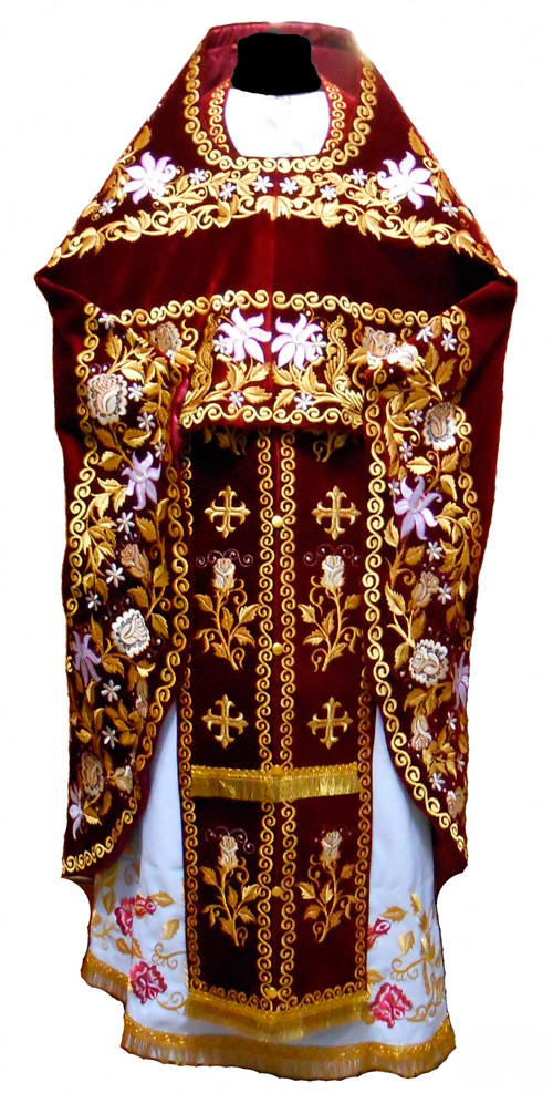 Одежда православного священника с вышивкой