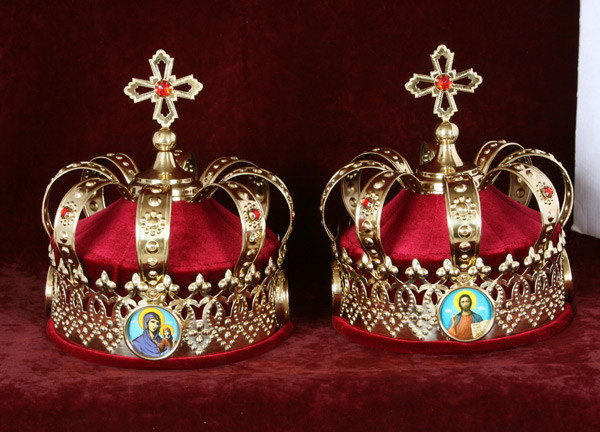 Венчальные короны православные (пара)