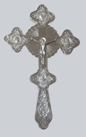 Напрестольный крест фигурный (никель)